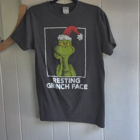 Resting Grinch Face character from Dr.Seuss, Sure to bring Holiday Guffaws! - Picture 3 of 5